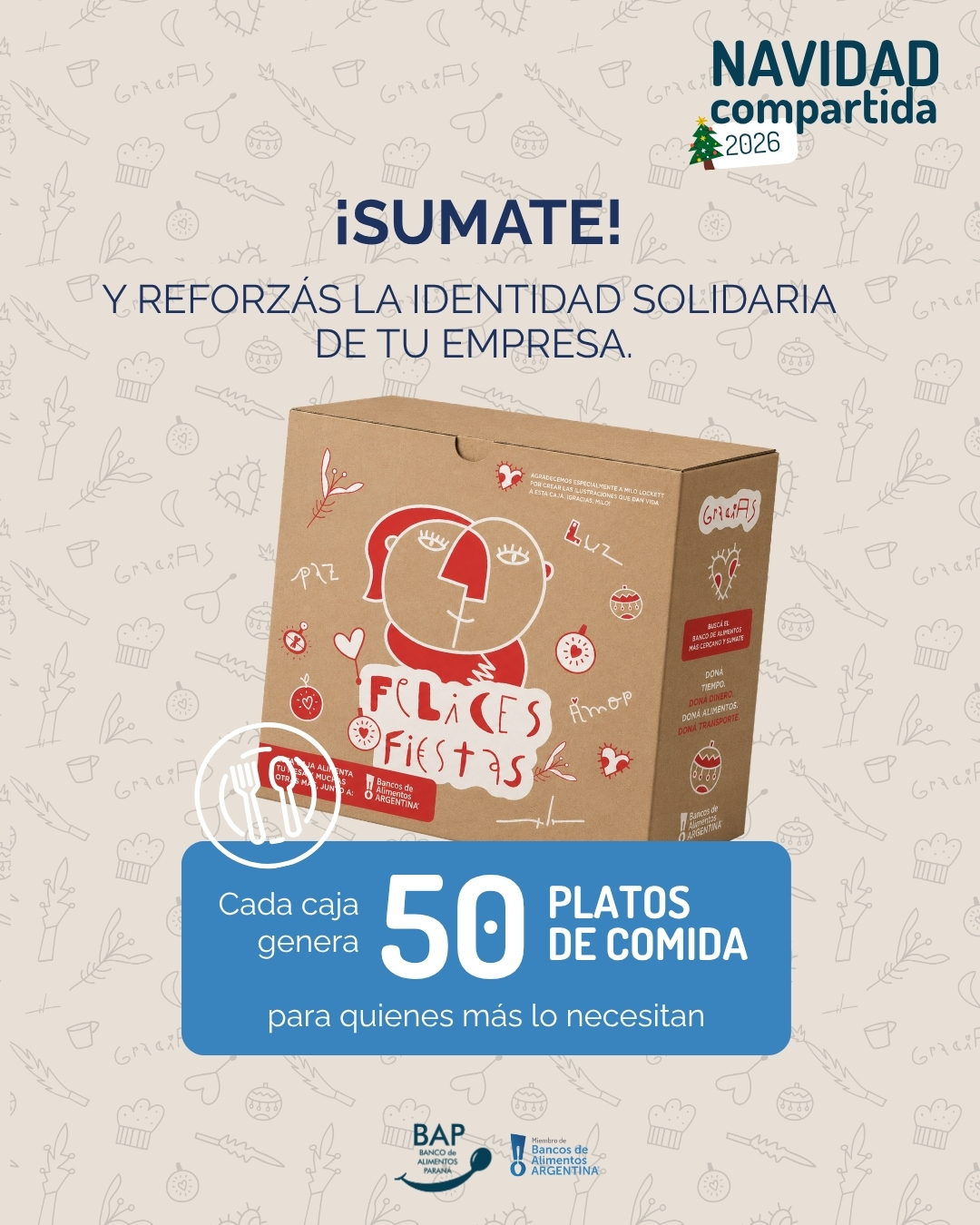 Navidad Compartida 2026 - Banco de Alimentos Paraná